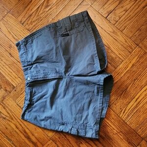 Columbia Womens Steel Gray 5" Cargo High Rise Shorts-Size L